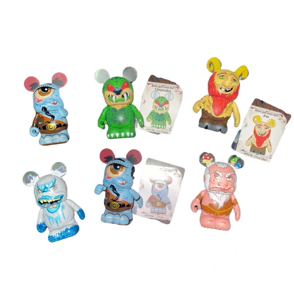 Disney Vinylmation Myths and Ledgends Series Collectibles
